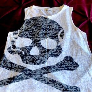SoulCycle large skull tank